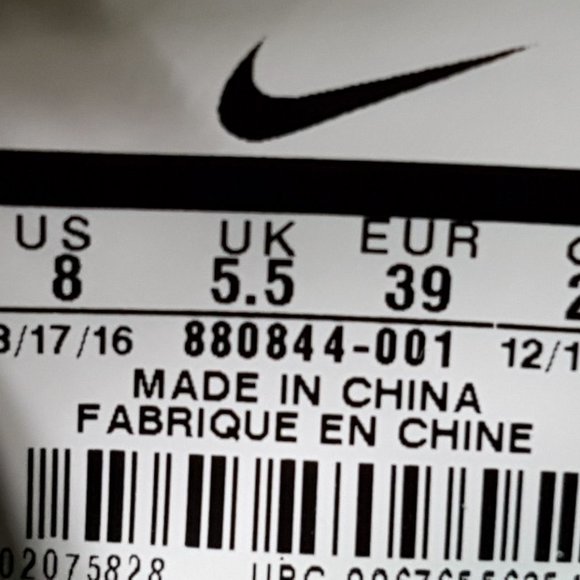 Nike Kids' Free Run Grade School Running Shoes - Black/Silver/Anthracite 5.5Y/38 - Picture 10 of 10